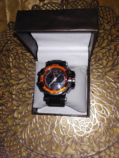 BSLONG Dual Time Analog & Digital Watch For Men