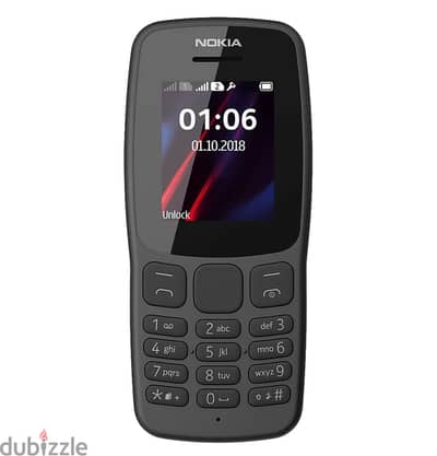 هاتف جوال موبايل Nokia 106 للعمر الطويل  2 شريحة