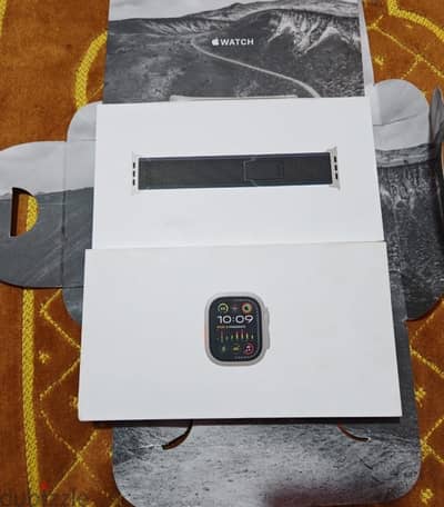 Apple Watch Ultra 2 Titanium Black Gray جديد متبرشم