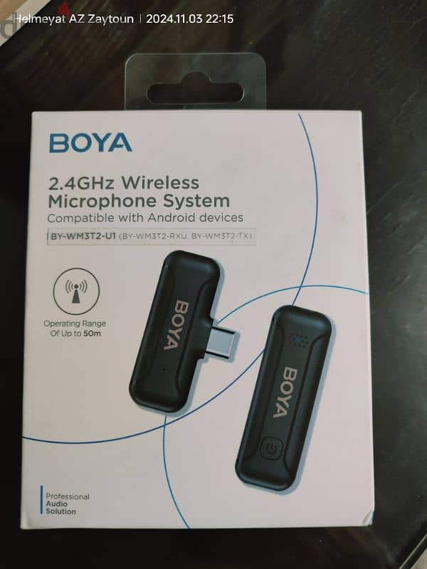 Mic Wireless Boya 1