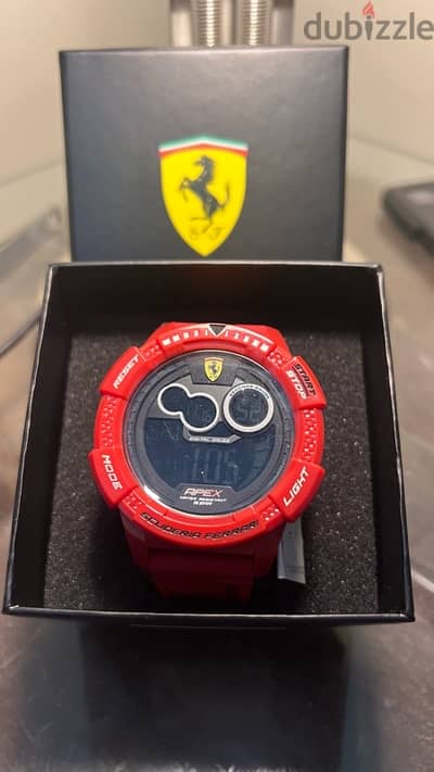 ferrari scuderia watch - red n black