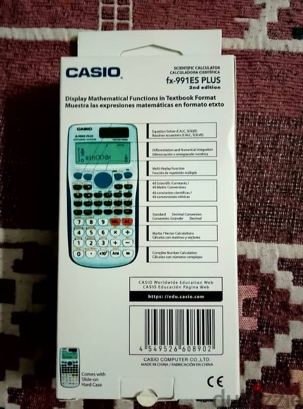 اله حاسبه كاسيو  CASIO FX-991ES PLUS 2