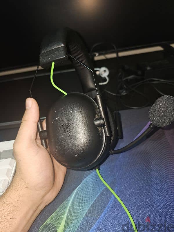 سماعة razer black shark v2x 0