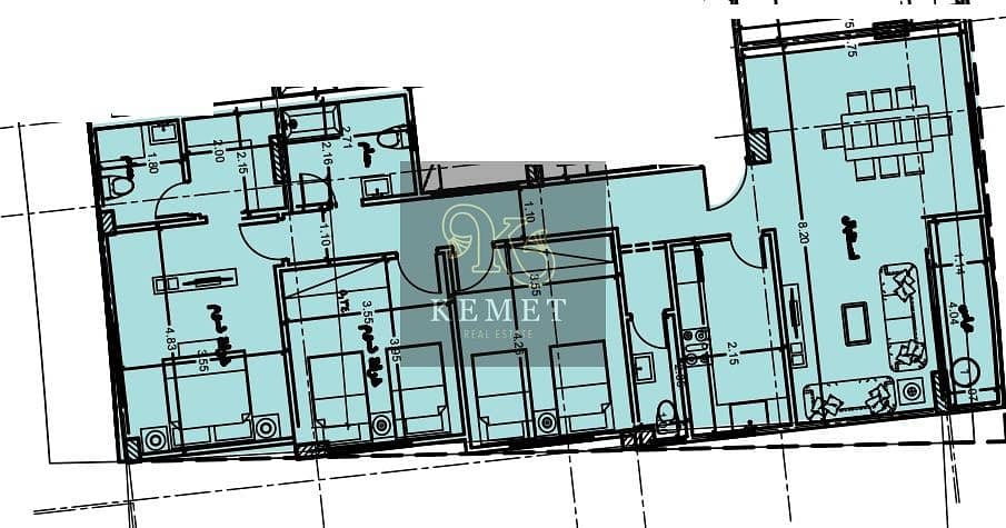 apartment for sale in new nargs prime location second row from katmaya creckscompound with installments 2