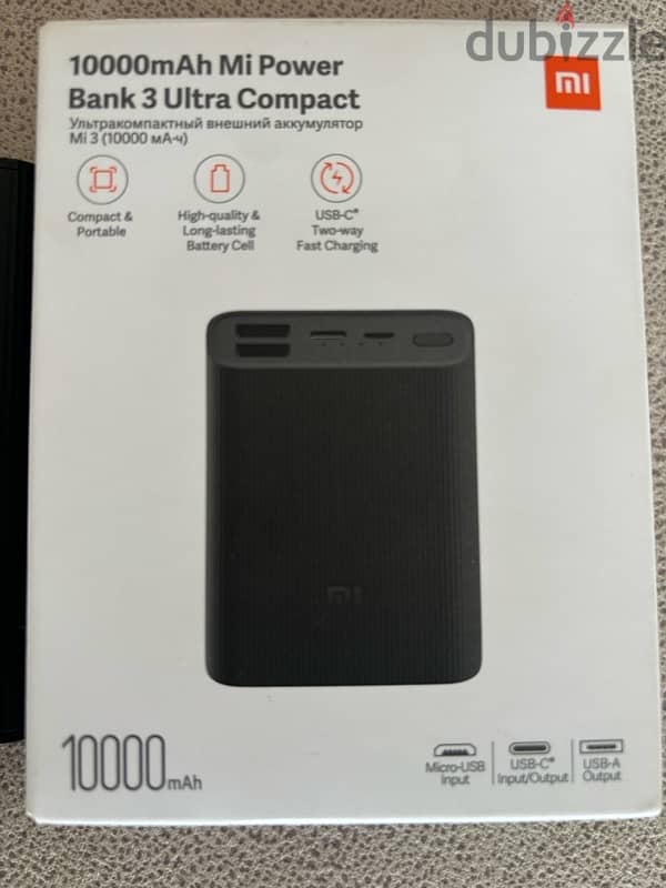 power bank xiamo 10000 mah used like new 2