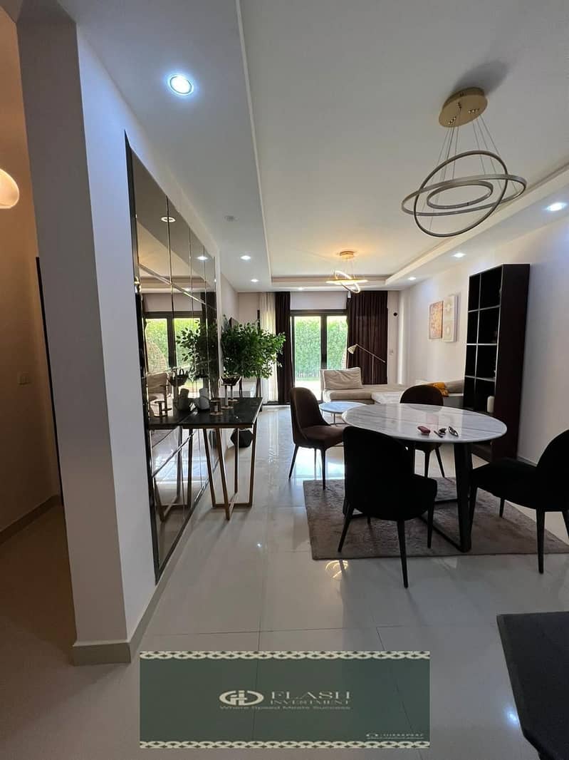 Apartment for sale in the Garden, immediate receipt, finished, 3 rooms, 40% down payment, and the rest in installments for Pamez Location in the Fifth 0