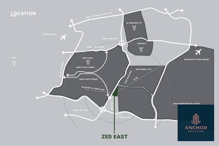 Fully Finished Villa Delivery within year in Zed East New Cairo with Landscape View 19