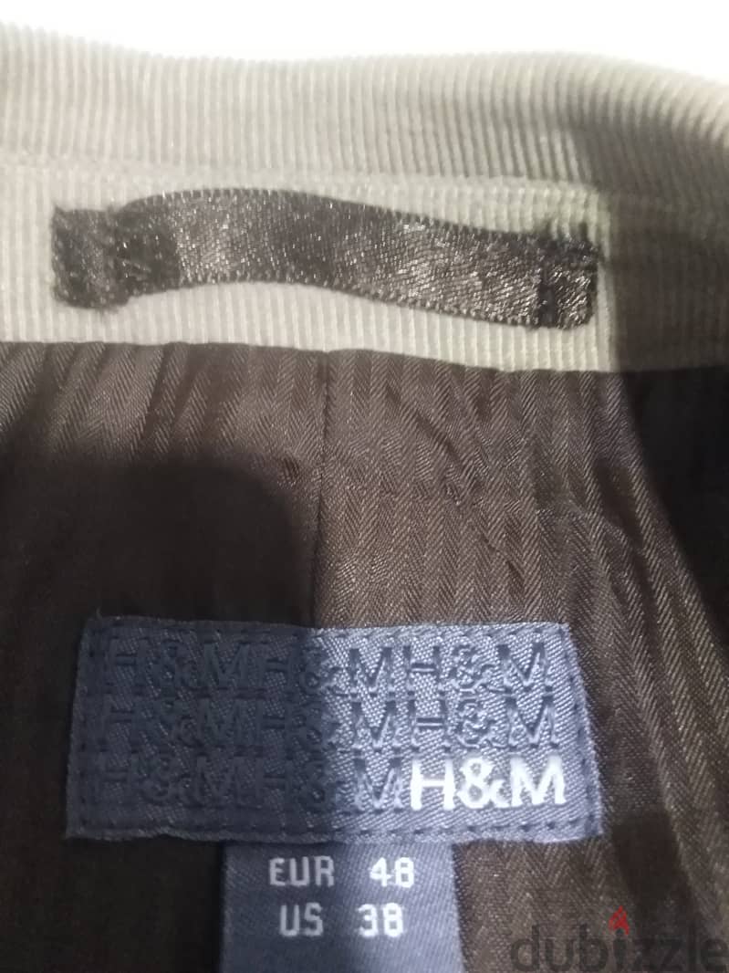 بليزر بيج مستعمل بس حالته ممتازه مثل الجديد ماركة H&M مقاس 48 3