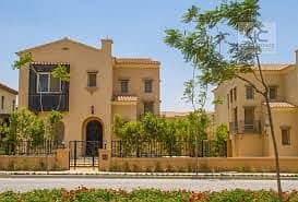 In the best location a twin house 330 m 4 bedrooms for sale at the best price in the market in Mivida Compound 9