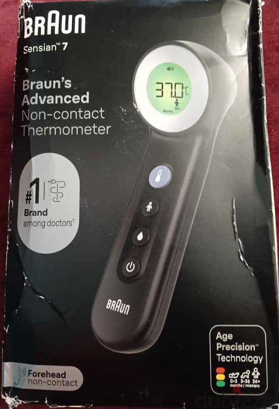 Braun sensian 7 thermometer ترمومتر براون 4