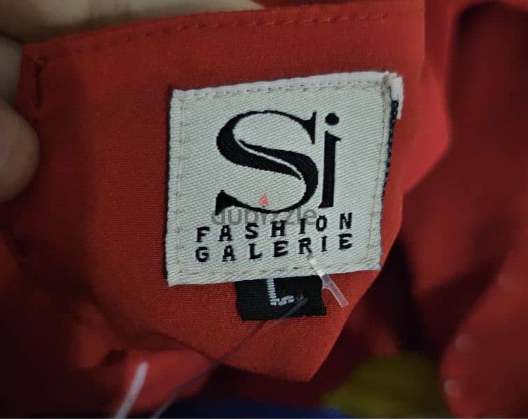 فستان احمر طويل  من si fashion gallerie جديد بالتيكت 5