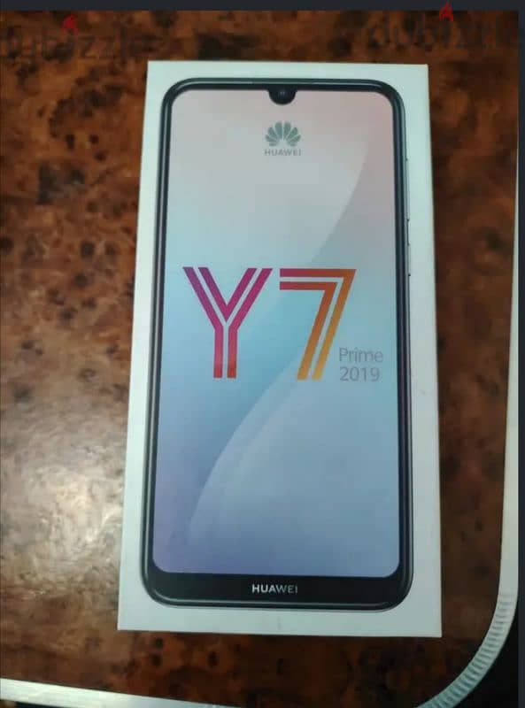 لليع Huawei Y7 prime بالكرتونه وكل مشتملاته الاصلي 2