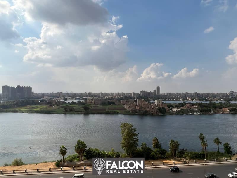 Hotel apartment  rady to move with panoramic view on the Nile Corniche, fully finished, in installments without interest, with air conditioners 0