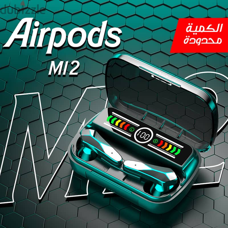 Airpods m12 لفترة محدودة 0