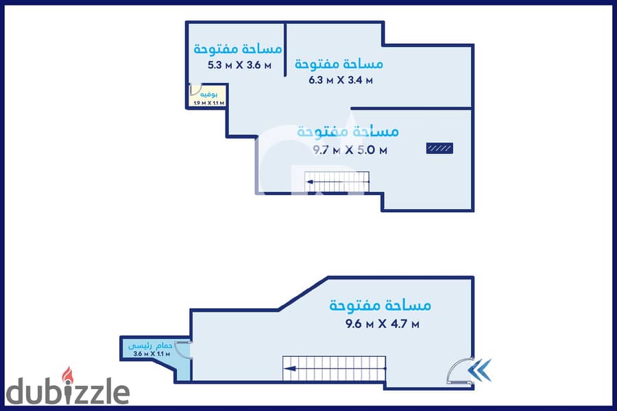 محل تجاري +ميزان للبيع  155م سيدي بشر (طريق الجيش) 3