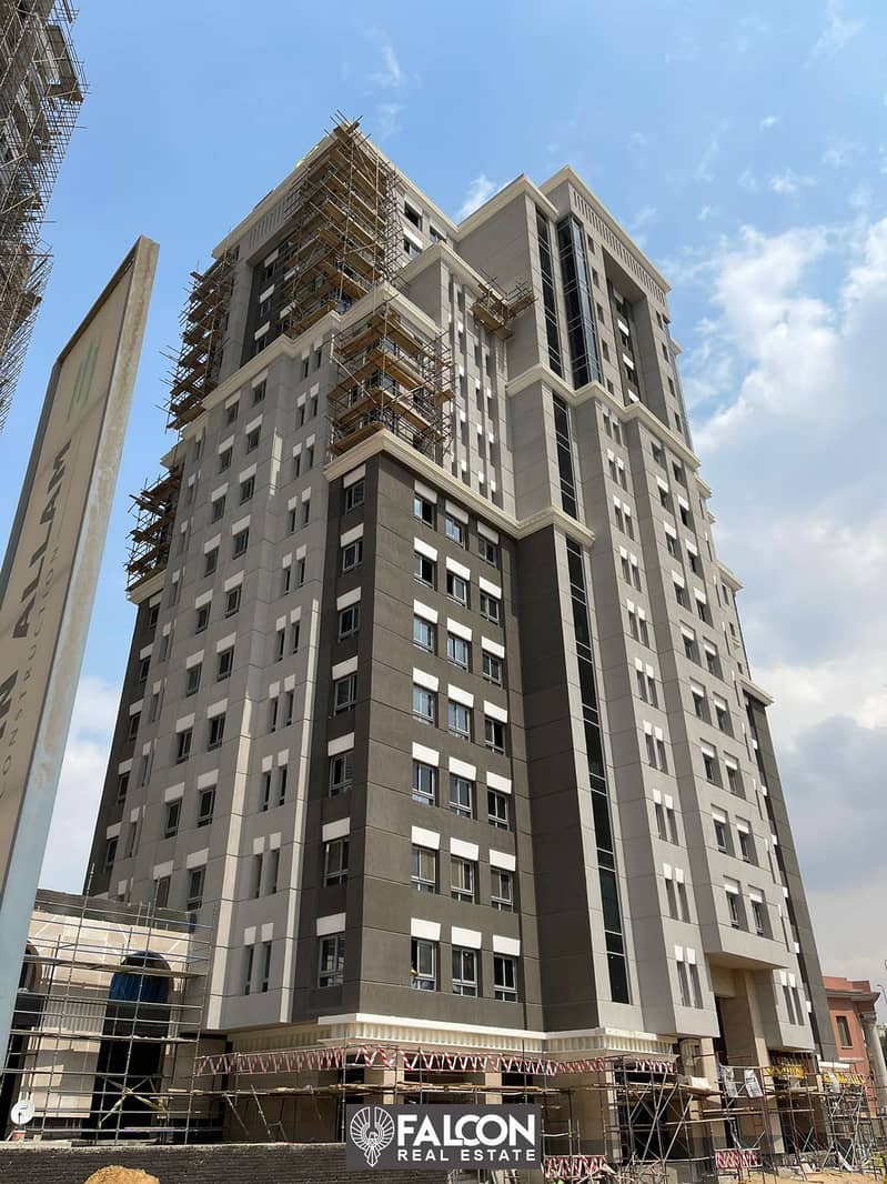 105m office for immediate delivery, directly in front of the Nile, next to the Ahl Masr walkway in the Maspero Triangle Towers 7