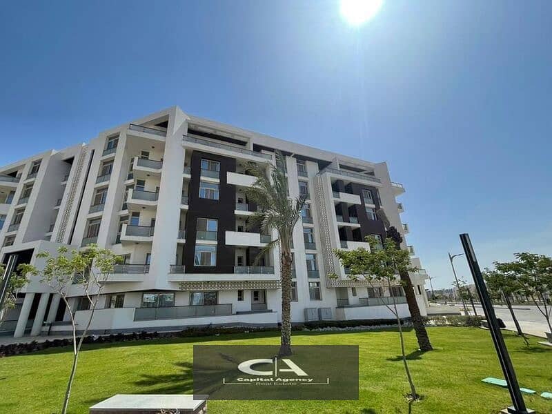 Two-room apartment for sale ready to move with only 5% down payment prime location in front of the iconic tower in al maqsad compound 22