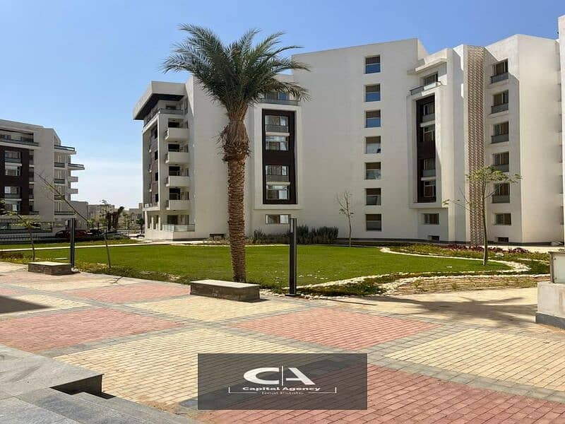 Two-room apartment for sale ready to move with only 5% down payment prime location in front of the iconic tower in al maqsad compound 26