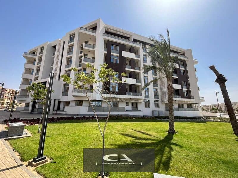 Two-room apartment for sale ready to move with only 5% down payment prime location in front of the iconic tower in al maqsad compound 27