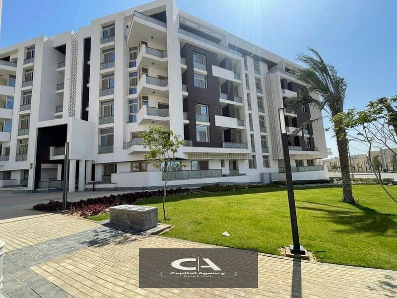 Two-room apartment for sale ready to move with only 5% down payment prime location in front of the iconic tower in al maqsad compound 38