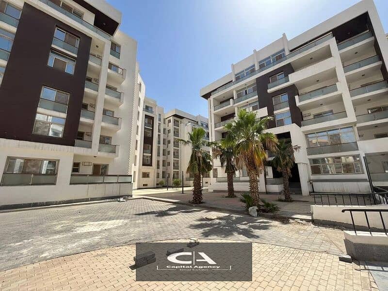 Two-room apartment for sale ready to move with only 5% down payment prime location in front of the iconic tower in al maqsad compound 39