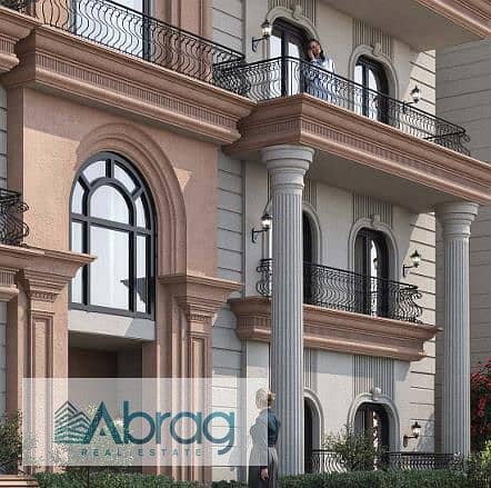 For sale, an apartment of 175 square meters, 10% down payment, 9-year installments, next to Misr University, the distinguished district of October 1