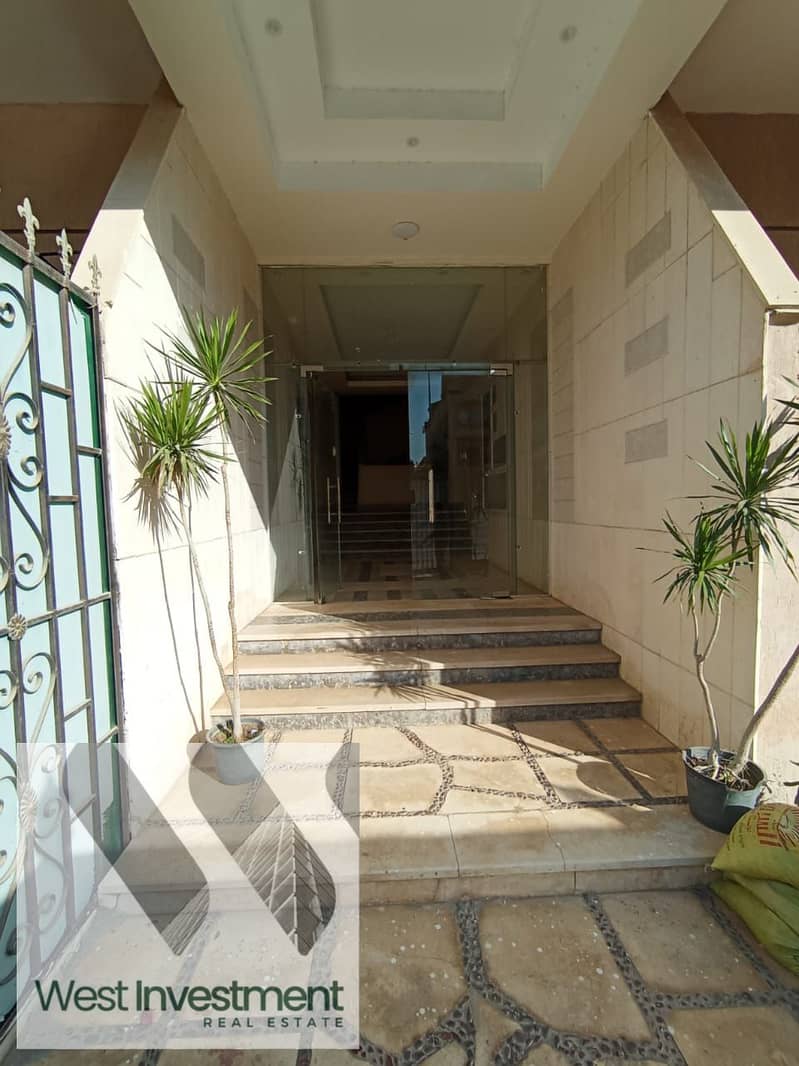 ready to move apartment for sale at elnarges villas behind waterway and mohamed naguib axis 3