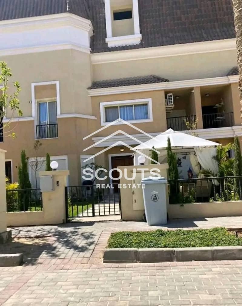 5-bedroom villa for sale in Fifth Settlement, Sarai Compound, next to Madinaty and the American University, with a 70% discount on payment systems. 11