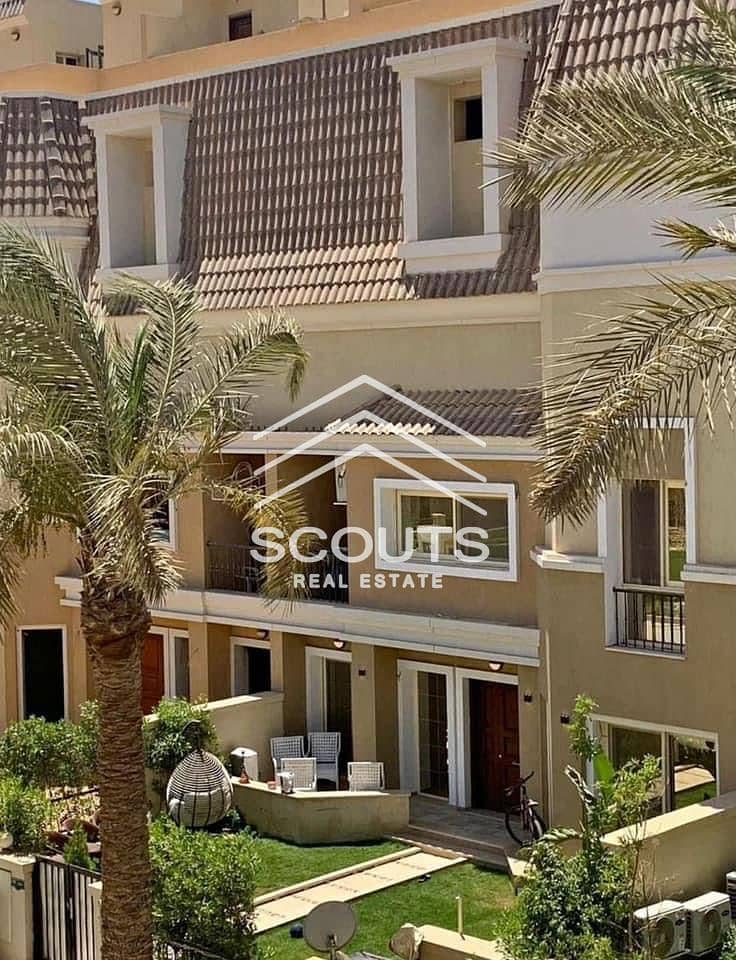 5-bedroom villa for sale in Fifth Settlement, Sarai Compound, next to Madinaty and the American University, with a 70% discount on payment systems. 12