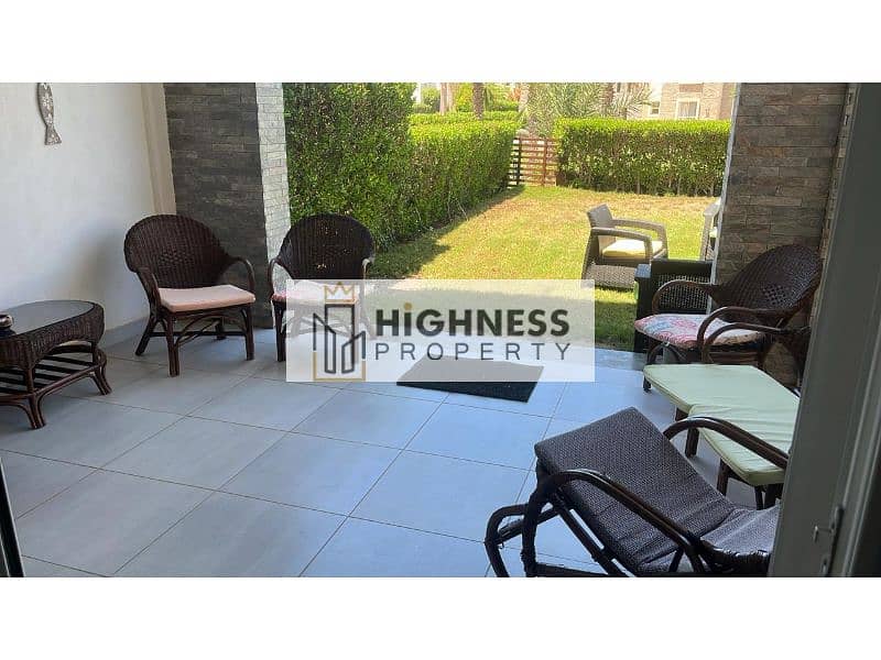 Finished apartment for sale, ground floor, garden, in installments | very special | In the Fifth Settlement | 0