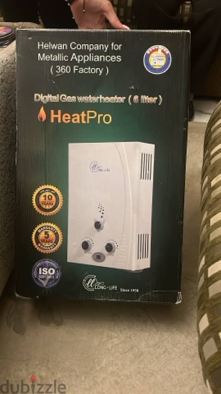 للبيع سخان غاز ٦ لتر heat pro 0