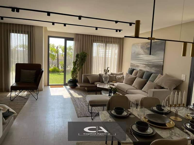 With 5% down payment a fully finished apartment With Garden for sale in the most prestigious compound in Shrouk Sodic East | 32% cash discount 4