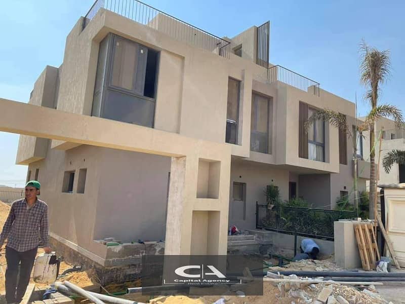 With 5% down payment a fully finished apartment With Garden for sale in the most prestigious compound in Shrouk Sodic East | 32% cash discount 11