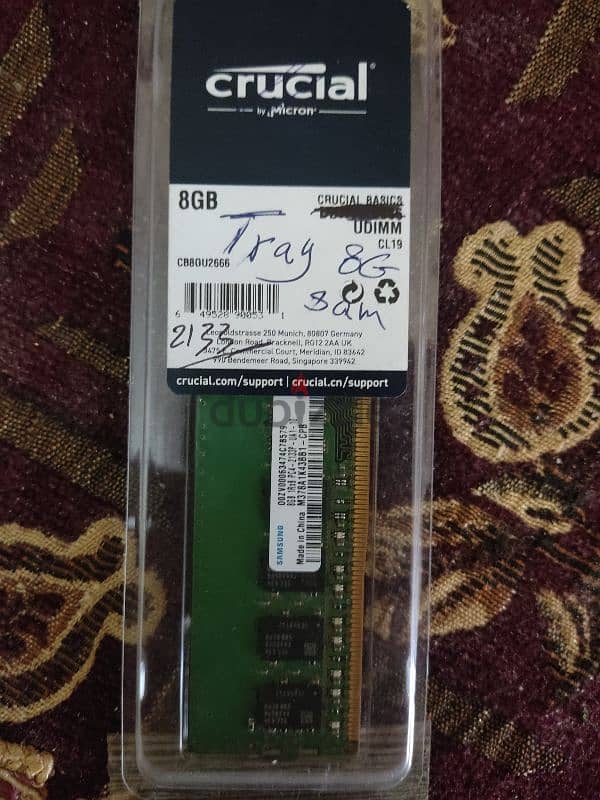 ram 8 giga 2133mhz زي الجديده بظبط بعلبتها 0