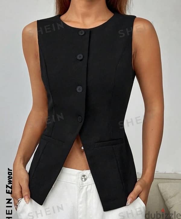 new black vest SHEIN 0