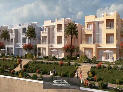 With only 5% down payment a 3bedroom chalet for sale fully finished in Telal Ain Sokhna | 27% cash discount