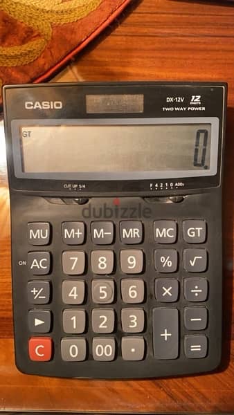 Casio Calculator - DX-12V - 12 Digits 0