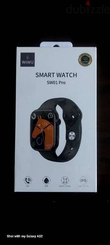 smart watch wiwu sw01 pro new sealed ساعة سمارت جديدة متبرشمة 0