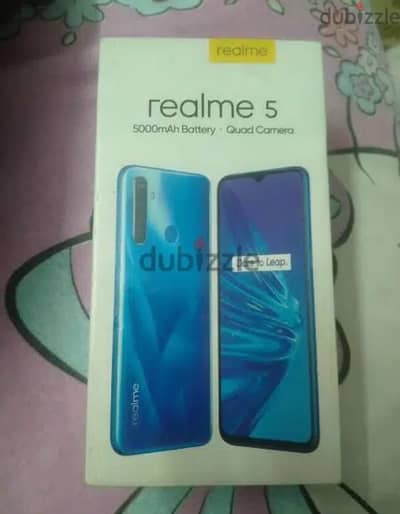 realme 5 بحاله ممتازه جدا للببيع