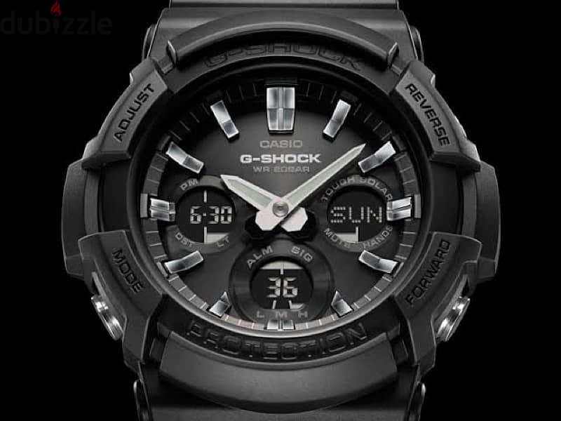 CASIO G-Shock GAS-100B Solar Watch 0