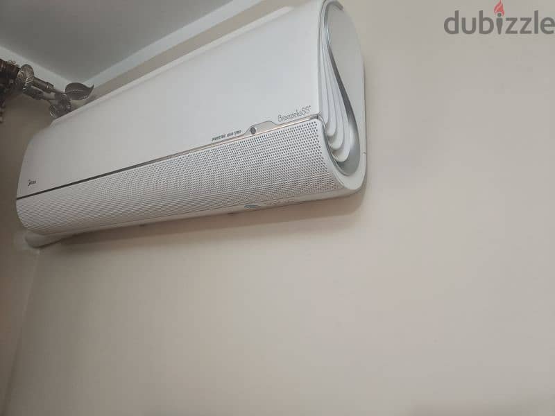 Midea breezless inverter 1.5h تكييف ميديا بريسليز 0