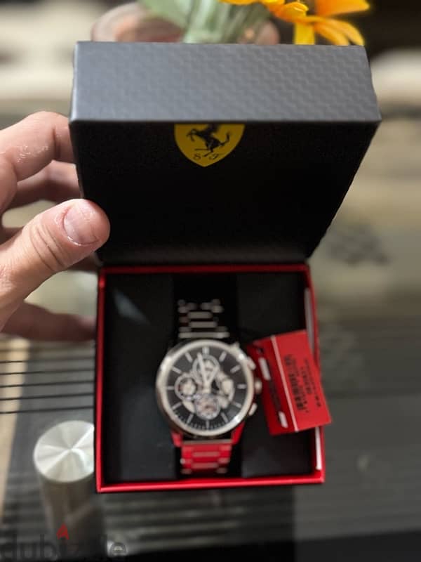 VERy SPecial Watch Ferrari SCUDERIA FERRARI GRAND TOUR MEN's BLACK 7