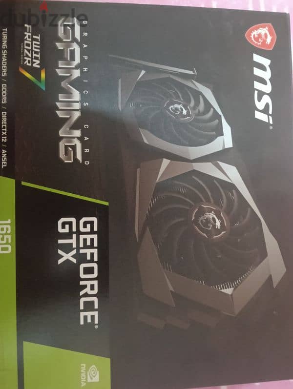 MSI GTX 1650 4G DDR5 0