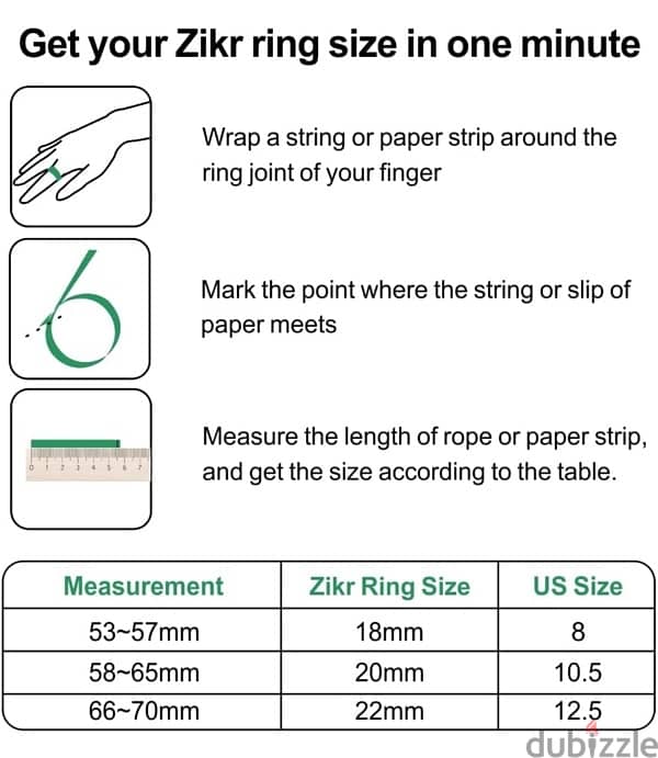 Zikr ring - خاتم تسبيح الكترونى 3