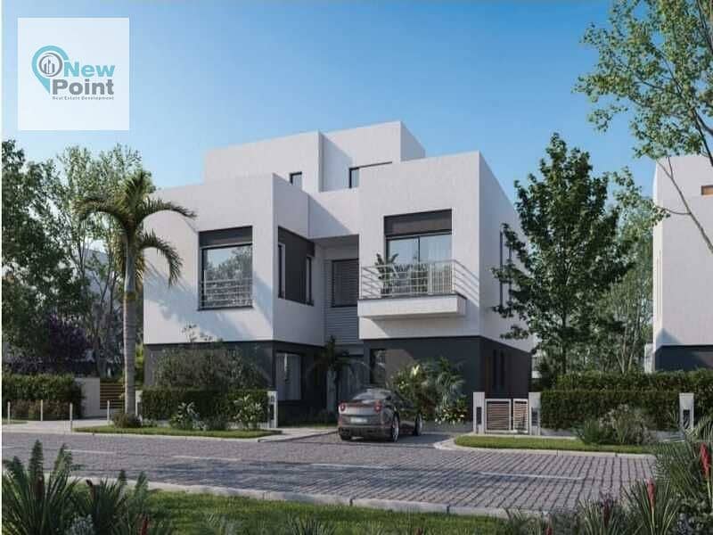 With Palm Hills, own a 200 m² townhouse directly on the Middle Ring Road in the Fifth Settlement 4