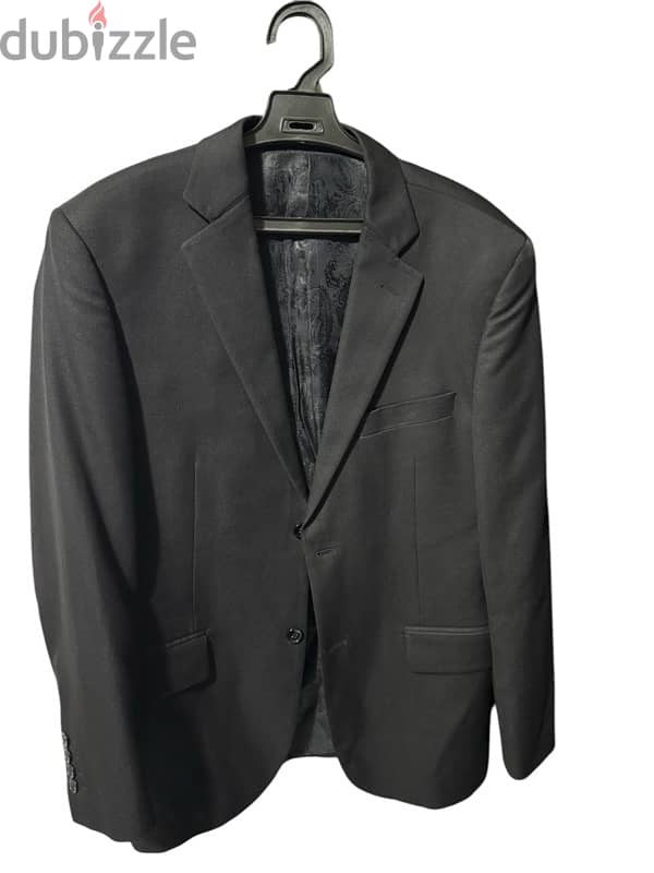 Men Black Blazer la cravate 2