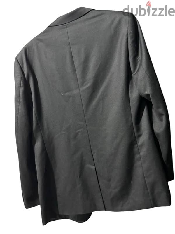 Men Black Blazer la cravate 3