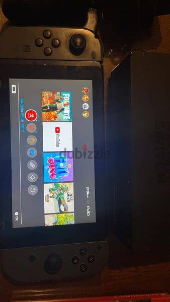 nintendo switch oled v2 + joy con joystick +2 card games 3