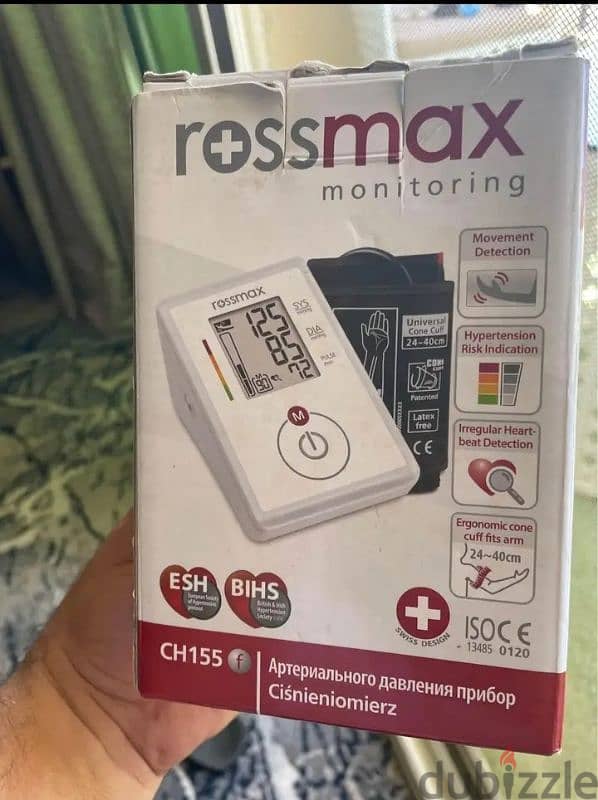 جهاز قياس الضغط rossmax CH155 بحالة الجديد 1