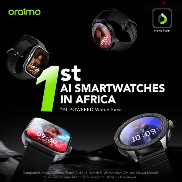 Oraimo smart watch sealed - ساعة اورايمو سمارت متبرشم 7